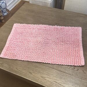 Land of Nod pink bathmat